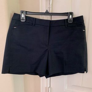 White House Black Market Black 5” Shorts size 8